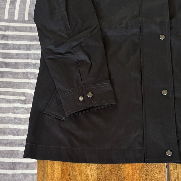 NWT Hunter Black Hooded Rain Coat - Picture 4 of 16